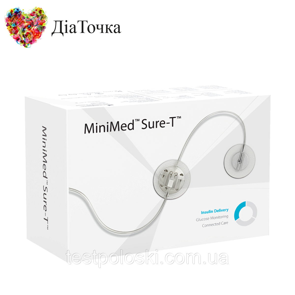 Інфузійний набір MiniMed Sure-T (Мінімед Шуа-Ті), Medtronic, ММТ-864А, 6 мм*60 см, 10 шт.