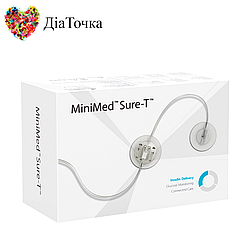 Инфузионный набор MiniMed Sure-T (МиниМед Шуа-Ти), Medtronic, ММТ-864А, 6мм*60см, 10 шт.