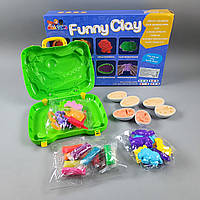 Тісто для ліплення CB 5539  "Мастерня динозаврів", кейс, 10 пачок тіста, форми, качалка, ножичок, в коробц