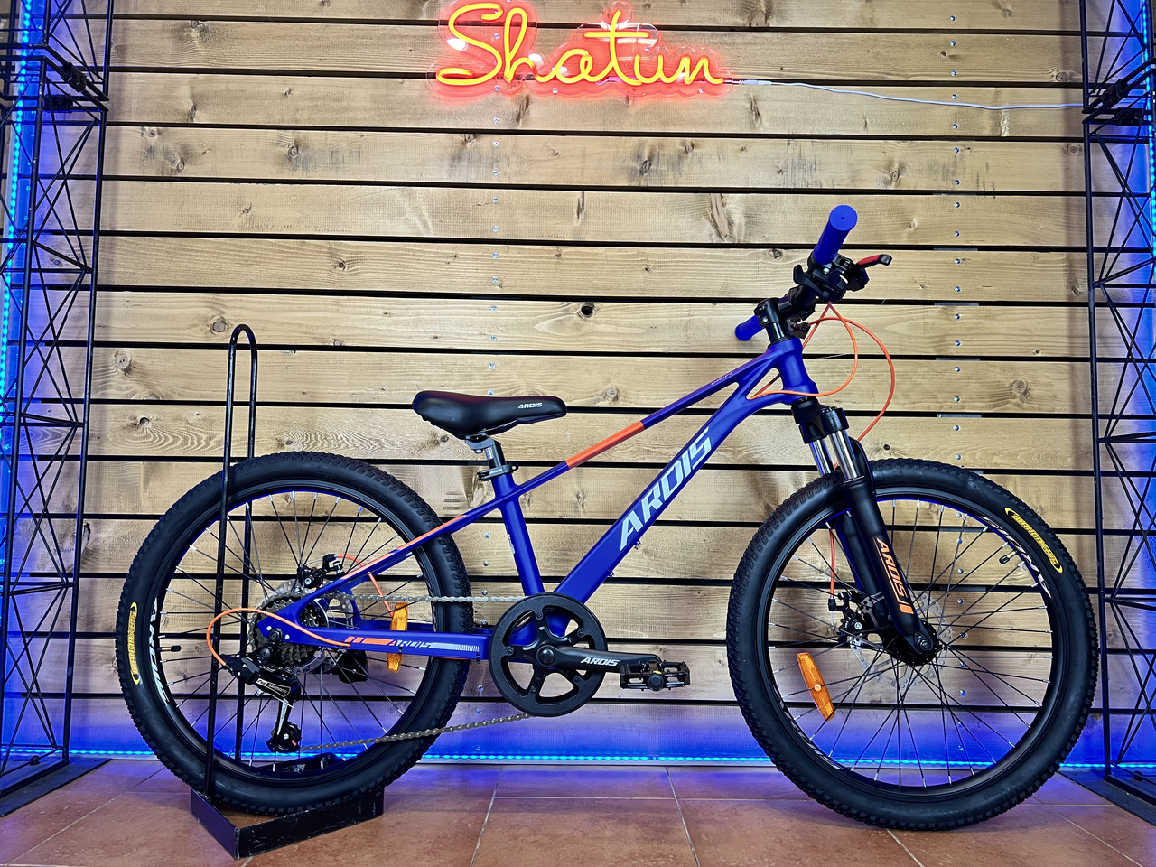 Дитячий велосипед 22" Ardis MTB DRIFT синій, амортизаційна вилка, на зріст 110 - 128 см