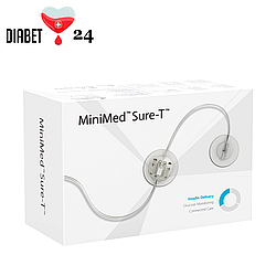 Инфузионный набор MiniMed Sure-T (МиниМед Шуа-Ти), Medtronic, ММТ-864А, 6мм*60см, 10 шт.
