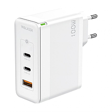СЗП USB, 2TYPE-C Walker WH-47 100W 2PD3.0/(65W+35W)+QC3.0/18W white