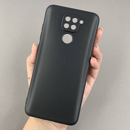 Чохол для Xiaomi Redmi Note 9 чохол накладка із захистом камери на телефон сяомі редмі нот 9 чорний tpb, фото 1