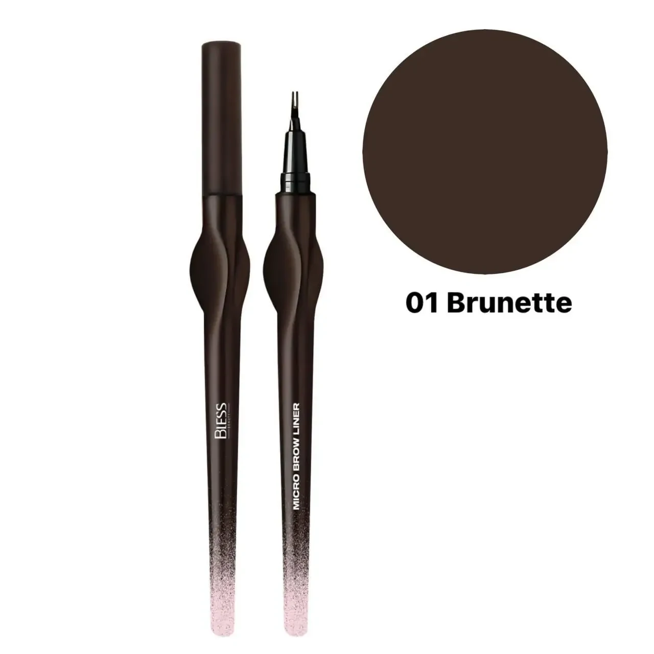 Маркер для брів Bless Beauty Micro Brow Liner, 01 Brunette, фото 1