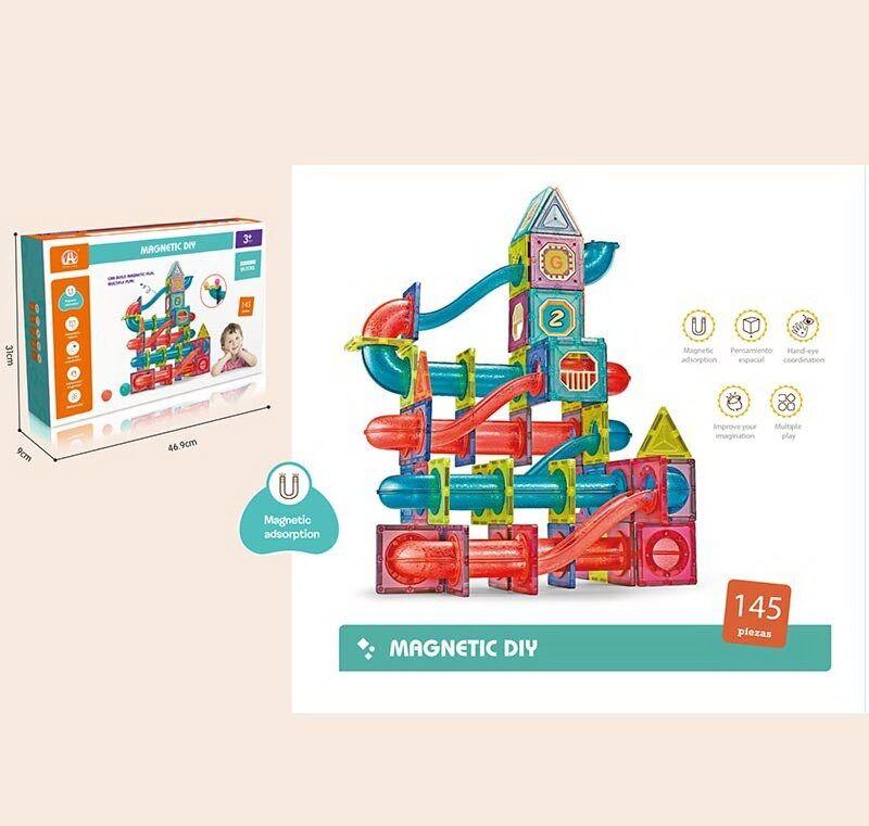 Магнітний конструктор Magnetic Лабіринт на 145 деталей, фото 1