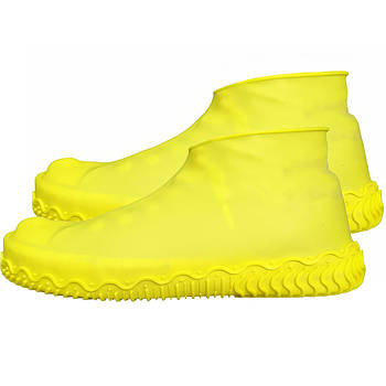 Чохли-бахили силіконові для взуття Розмір S Багаторазові бахили для взуття від дощу та бруду