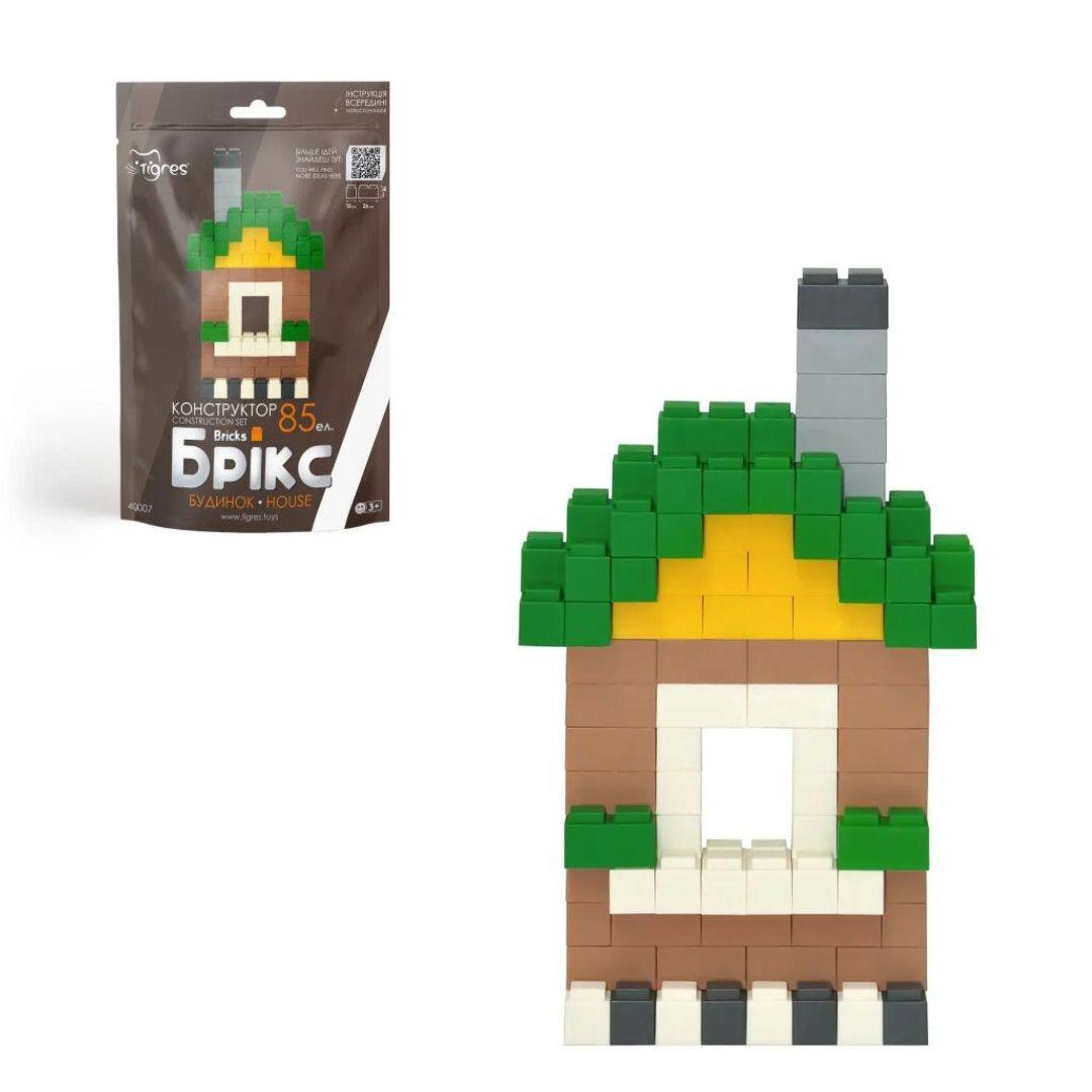 Конструктор Tigres "Брікс" будинок 85 елементів 40007, фото 1