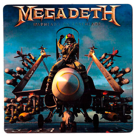Магніт Megadeth “Warheads On Foreheads”, фото 1