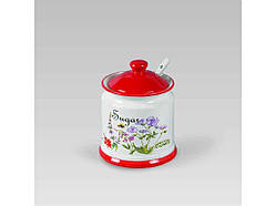 Цукорниця з ложкою MR-20008-09 Flora ТМ MAESTRO