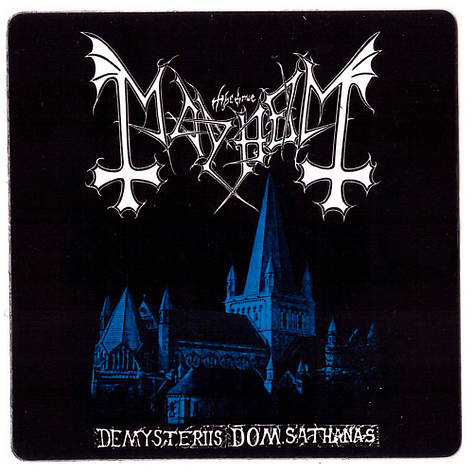 Магніт Mayhem “De Mysteriis Dom Sathanas”, фото 1