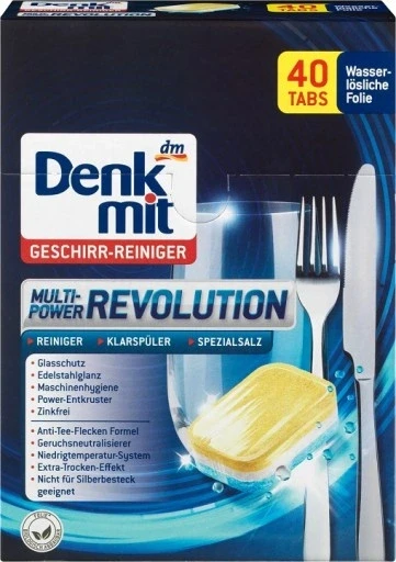 Таблетки для посудомийних машин DenkMit Multi-Power (40шт.)