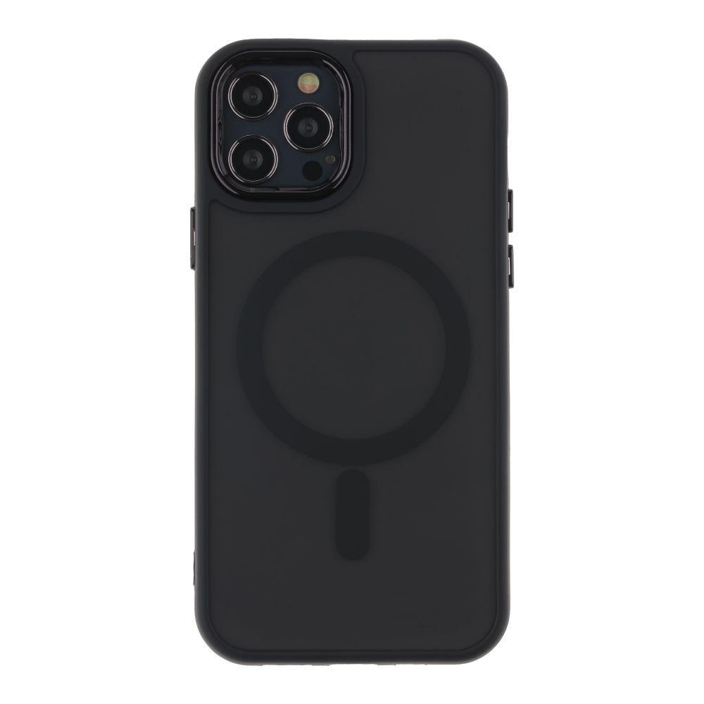 Чохол TPU+PC Space Magnetic Color with Magsafe для iPhone 12/12 Pro Колір Black, фото 1