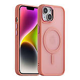 Чохол TPU+PC Space Magnetic Color with Magsafe для iPhone 14 Колір Pink, фото 3
