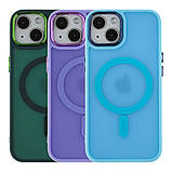 Чохол TPU+PC Space Magnetic Color with Magsafe для iPhone 13 Колір Purple, фото 2