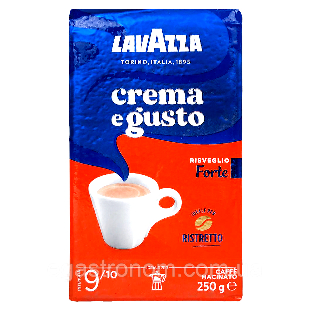 Кава крема е густо форте (мелена) Лавацца Lavazza crema e gusto forte 250g 20шт/ящ (Код: 00-00003100)