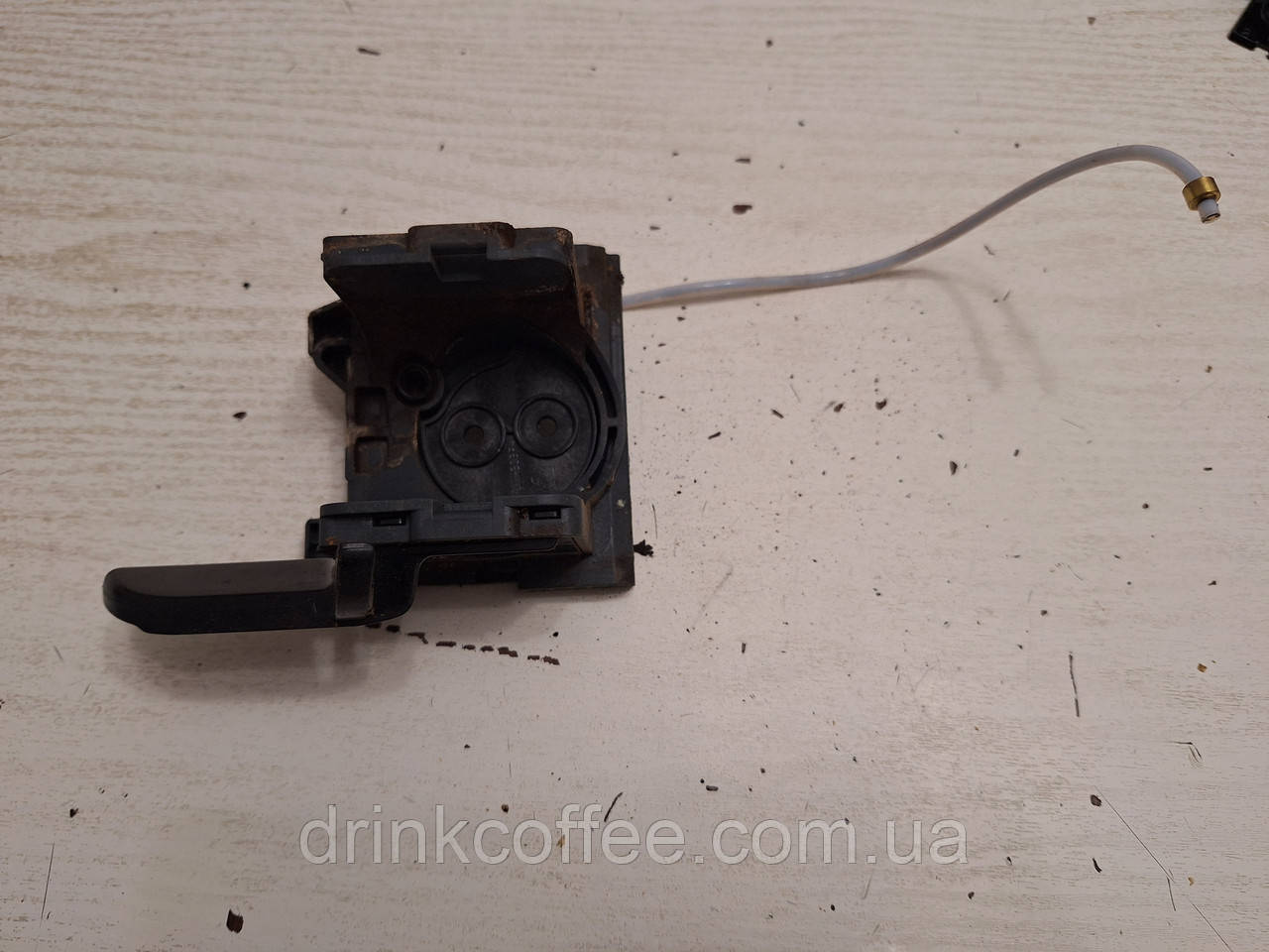 Тримач ЗП + Сектор руху каретки редуктор кавомашини DeLonghi ETAM 36.365.M_2 PrimaDonna XS DeLuxe б/у