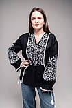 Чорна жіноча туніка "Лілея", фото 4