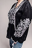 Чорна жіноча туніка "Лілея", фото 5