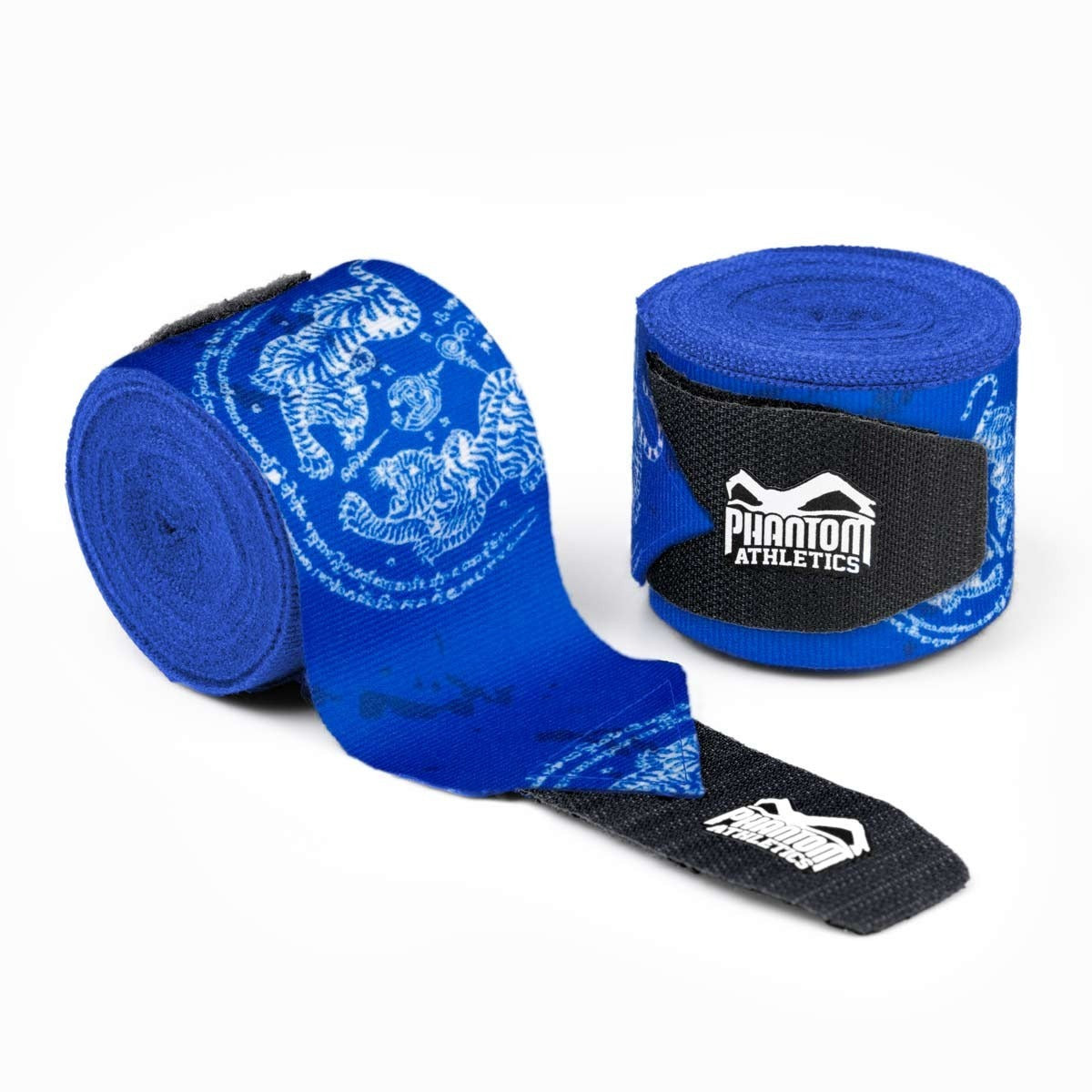 Бинти для боксу Phantom Muay Thai сині, бавовна/нейлон, 4 м, фото 1
