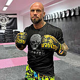 Боксерські рукавиці Phantom Muay Thai Чорні 12 унцій (340г.) для спортсменів 60-80 кг + бинти, фото 6