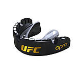 Капа для боксу OPRO Gold Braces під брекети - доросла (вік 11+) Червона, з високим рівнем захисту, фото 5