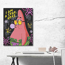 Алмазна мозайка 40*50 "Губка Боб. Патрік" NoOD10739, Оригамі