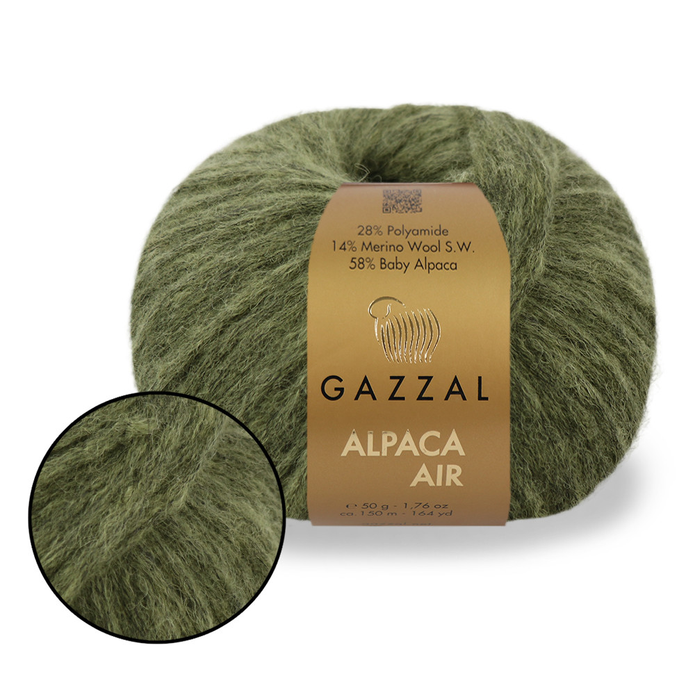 Gazzal Alpaca Air, Хакі №101, фото 1