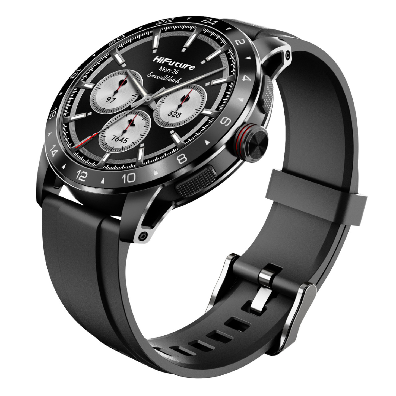 Смарт-годинник HiFuture Flex2 Black (flex2.black)