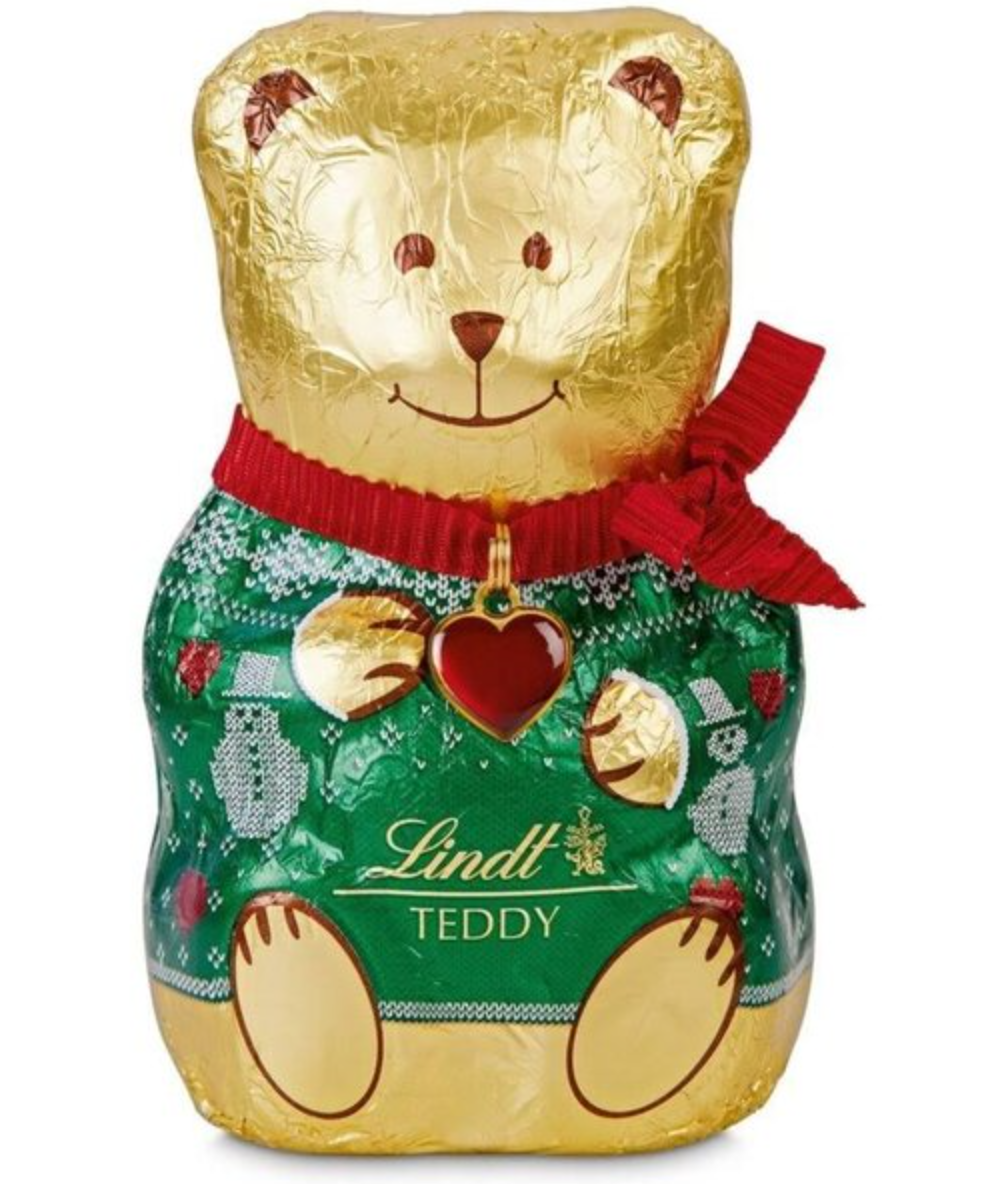 Шоколадні ведмедики Lindt Teddy Girl Milk Christmas 100 г