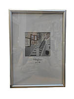 Фоторамка 21*30 см Срібний металік