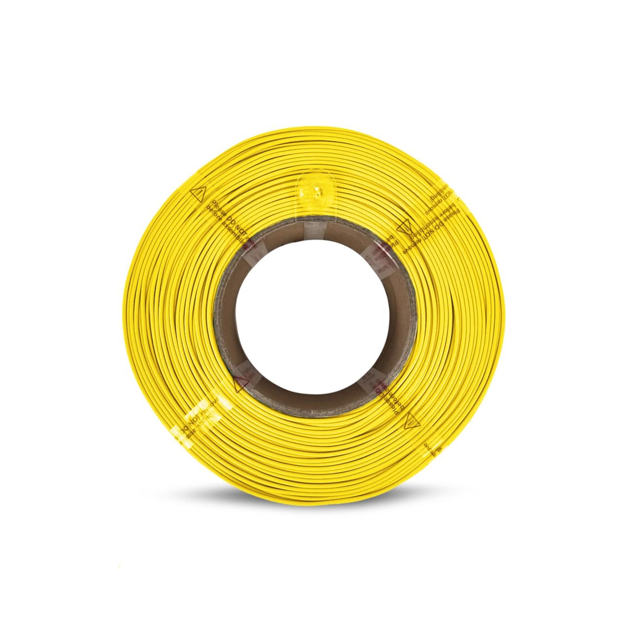 Пластик філамент без котушки Bambu Lab PETG HF Yellow (33400), Refill, 1.75мм, 1кг, 325м, 230-260°C, Жовтий, високошвидкісний друк