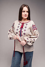 Лляна вишита сорочка "Поліська"