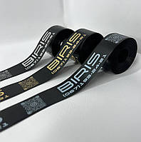 Стрічка брендована чорна 10мм