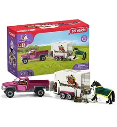Schleich 42346 Ігровий набір Пікап з причепом для коня