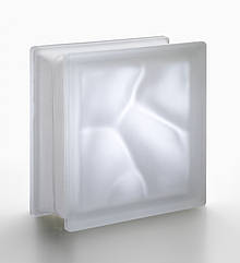 Склоблок Neutro Q19 O безкольоровий матовий 190х190х80 мм