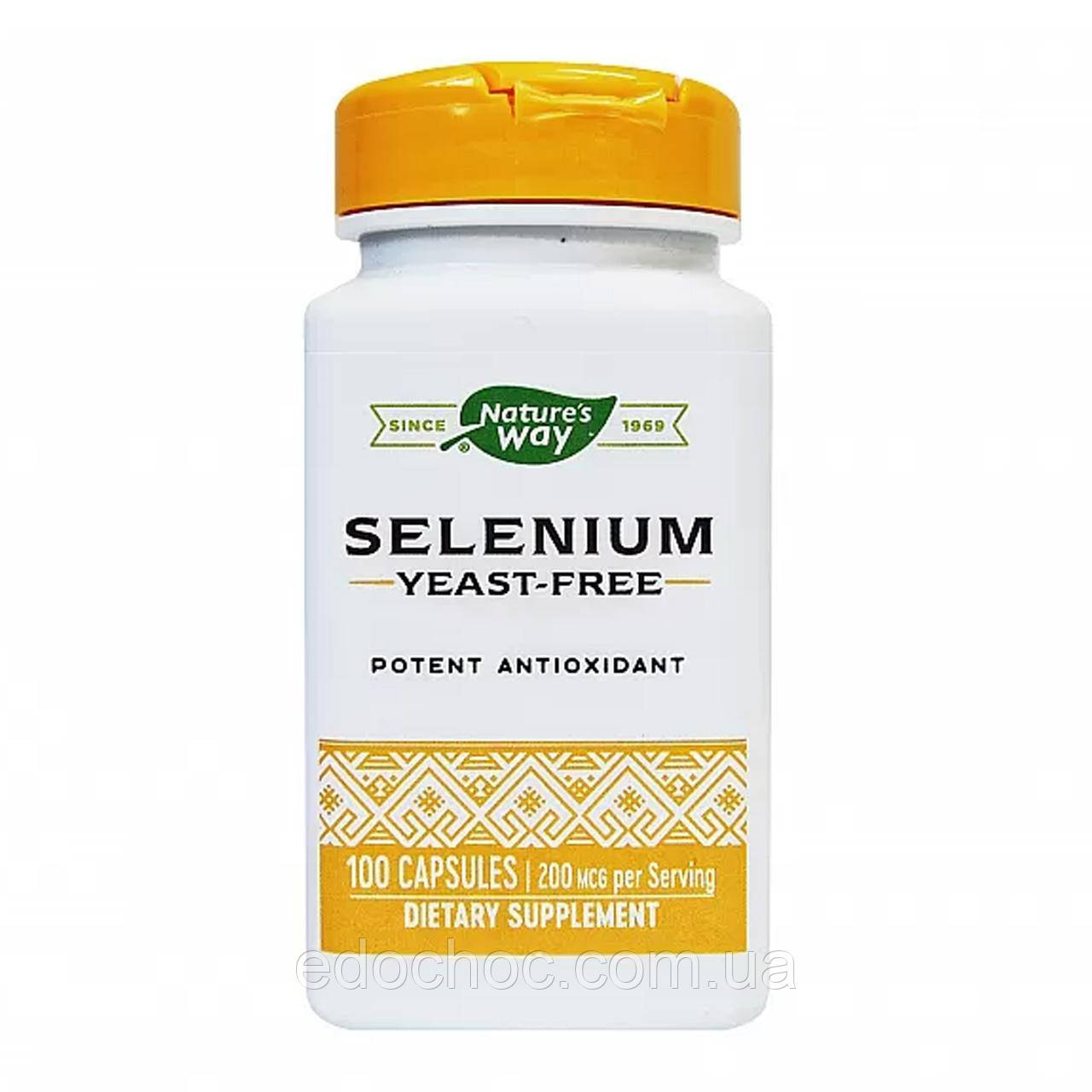 Селен (Selenium) 200 мкг 100 капсул NWY-41081