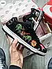 Чоловічі кросівки Nike SB Dunk Low Neckface Найк СБ Данк Лоу чорні замшеві весна осінь, фото 3
