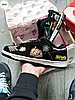 Чоловічі кросівки Nike SB Dunk Low Neckface Найк СБ Данк Лоу чорні замшеві весна осінь, фото 8
