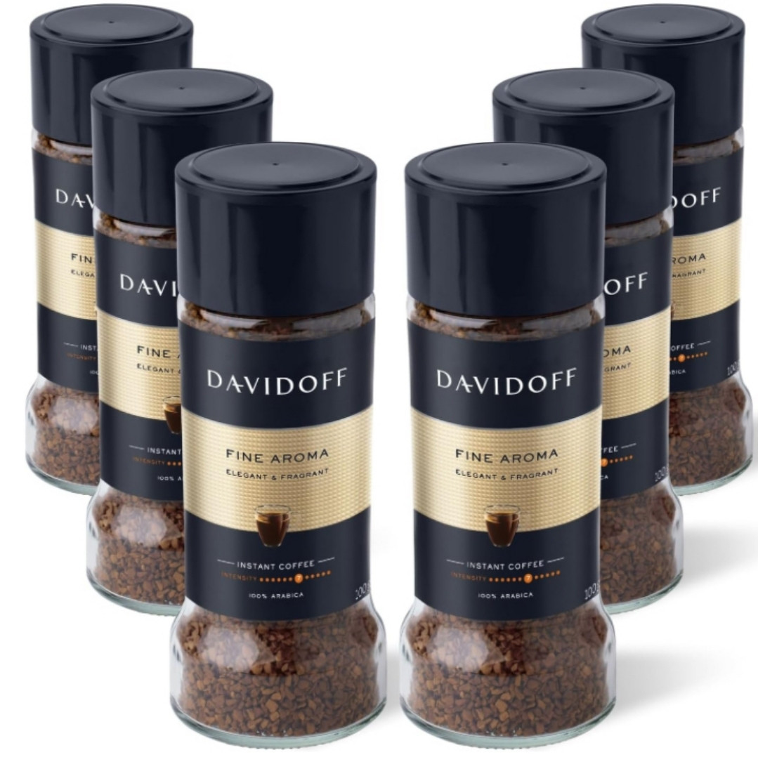 ОРИГІНАЛ! Кава розчинна Davidoff Fine Aroma 100г кава Davidoff