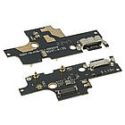 Роз'єм заряджання для UMIDIGI F3s на платі з мікрофоном і компонентами, фото 2