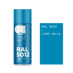 Аерозольна фарба Cosmos Lac RAL 5012 Light Blue (Блакитний) 400 мл