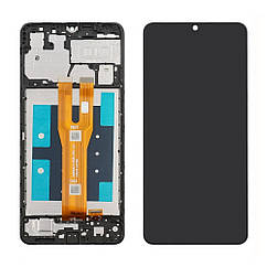 Дисплей для Samsung A065F Galaxy A06 (2024) з чорним тачскрином і корпусною рамкою