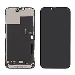 Дисплей для Apple iPhone 13 Pro Max з чорним тачскрином Original (переклеєне скло)