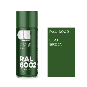 Аерозольна фарба Cosmos Lac RAL 6002 Leaf Green (Зелений) 400 мл
