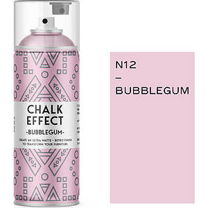 Аерозольна фарба Cosmos Lac Chalk Effect N12 Bubblegum (Рожевий) 400 мл