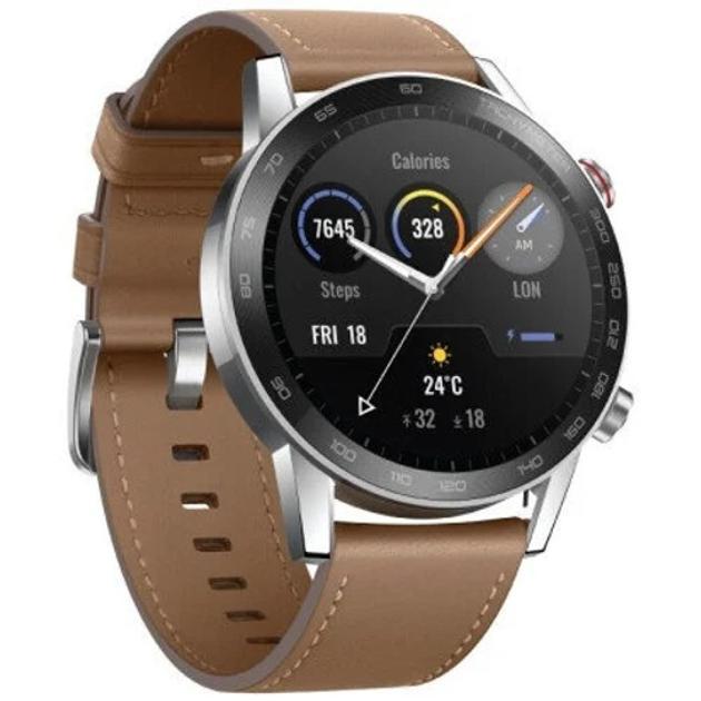 Смарт-годинник Honor Magic Watch 1..39" AMOLED сенсорний, Bluetooth Silwer/Brown