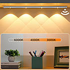 LED світильник cat's eye 120-4S з пультом, акумулятором, датчиком руху та освітленості 120 см 4W, фото 4