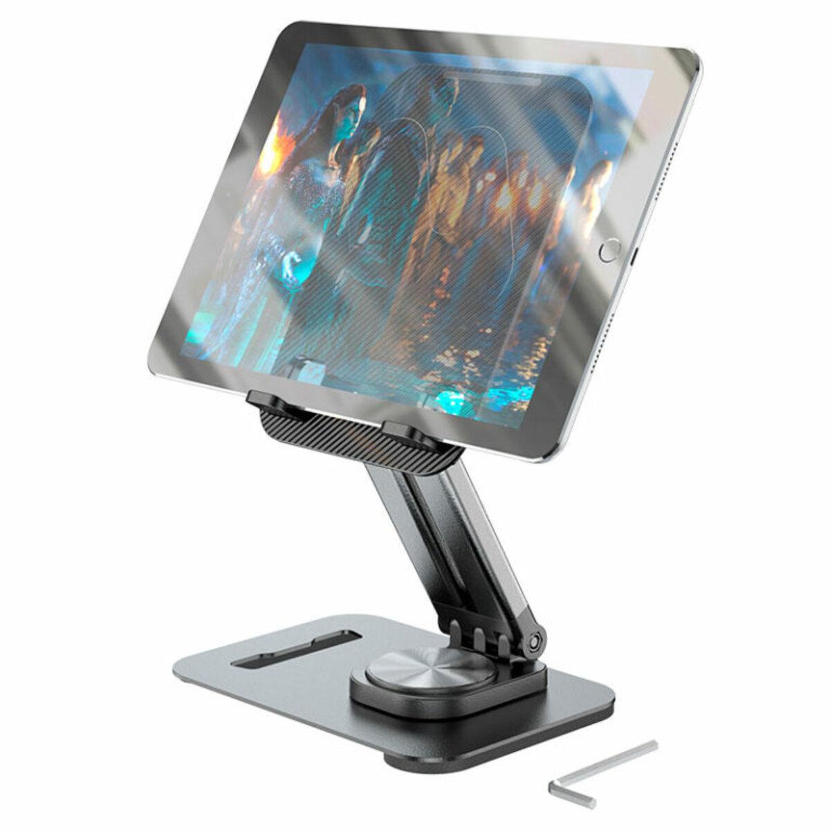 Підставка для смартфона, планшету Hoco PH48 Fun dual axis 360 Black, фото 1