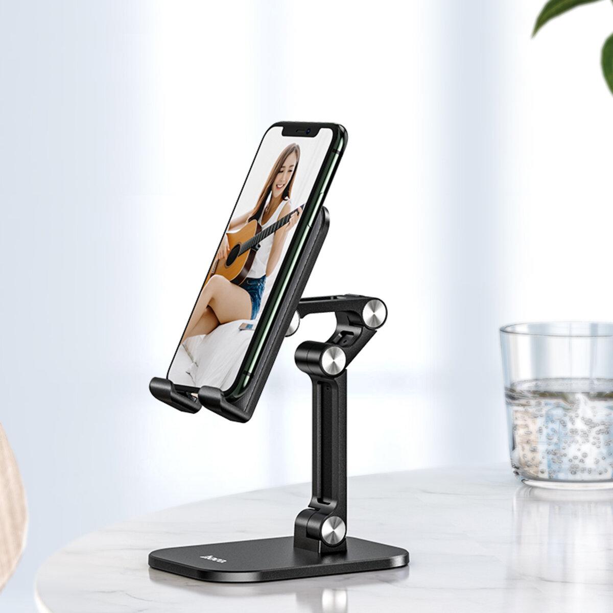 Підставка для смартфона Hoco PH34 Excelente double folding desktop stand Black, фото 1
