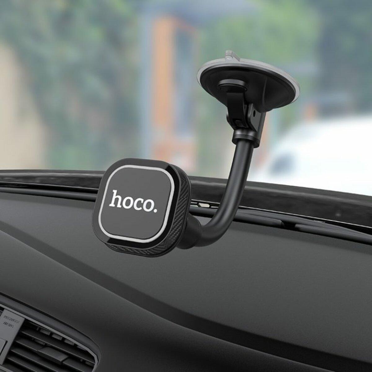 Автотримач Hoco CA55 Astute series windshield car holder Black/Gray, фото 1